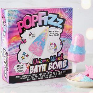 PopFizz Unicorn Wand Bath Bomb Make Your Own Kit
